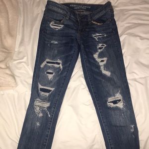 American Eagle ripped jeans